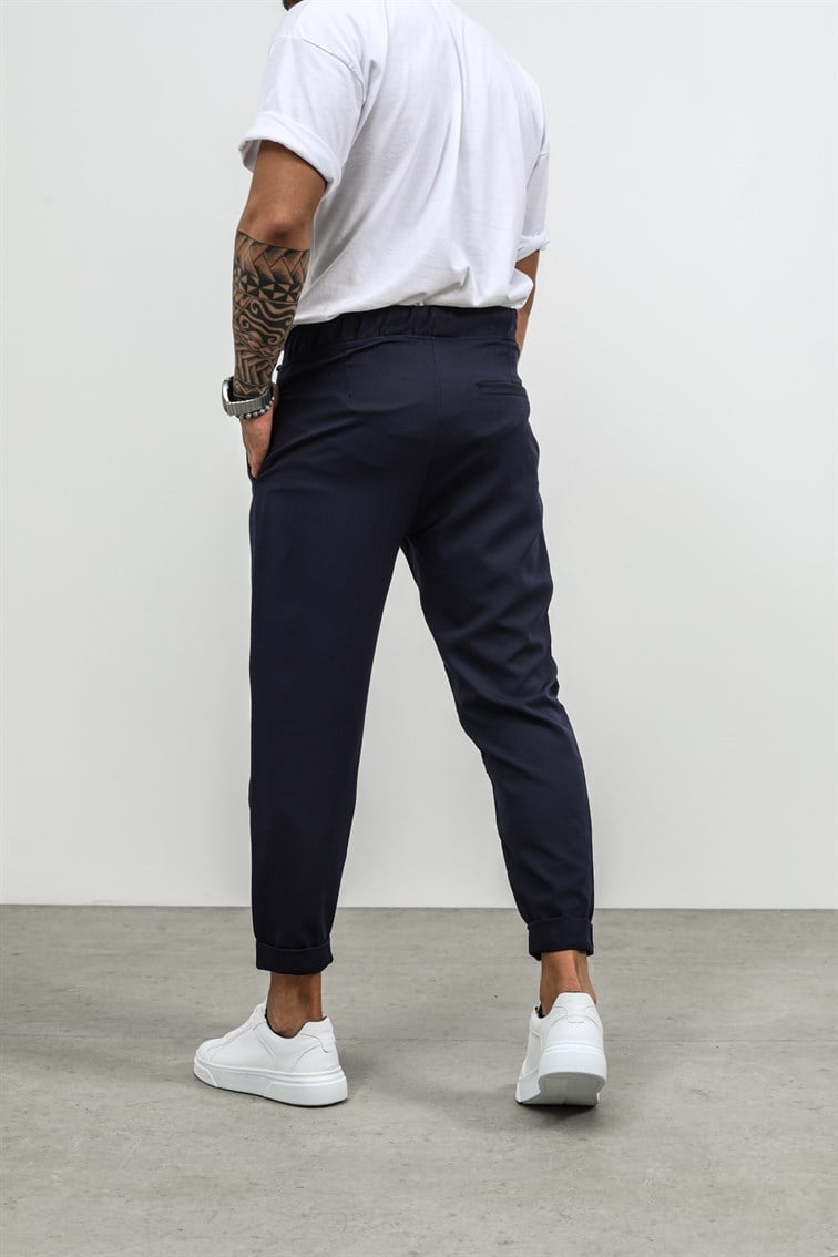 Basic Double Paça Pantolon