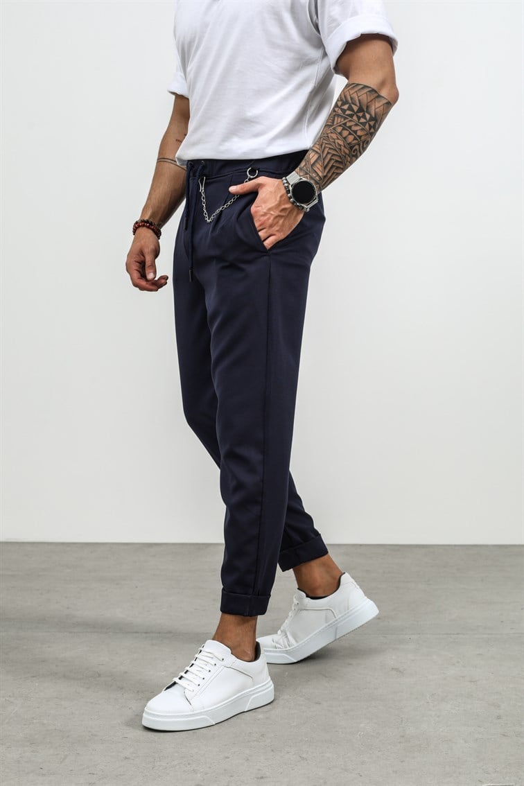 Basic Double Paça Pantolon