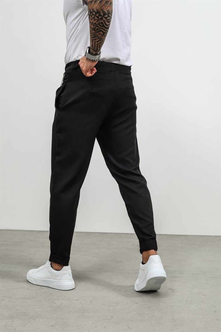 Basic Double Paça Pantolon