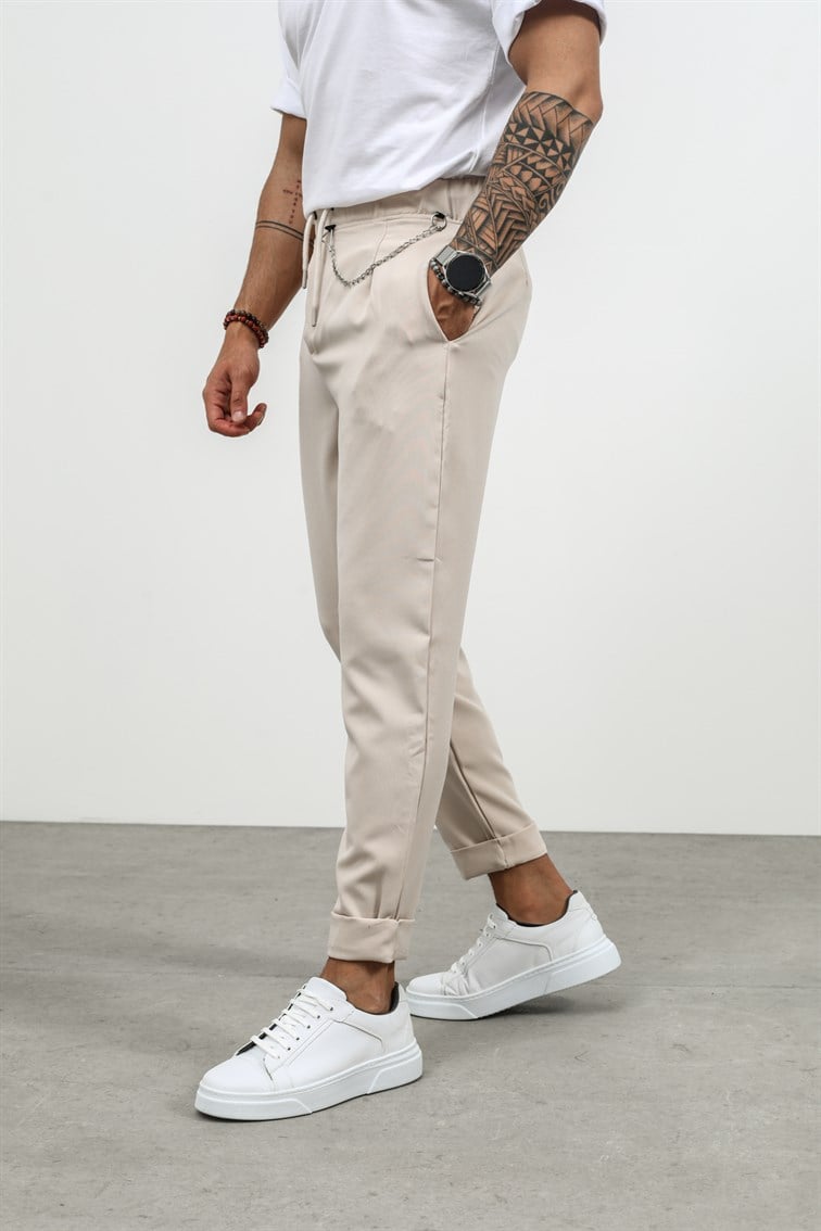 Basic Double Paça Pantolon