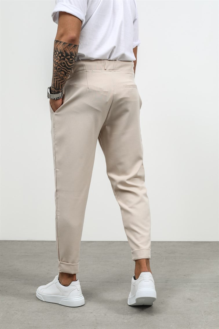 Basic Double Paça Pantolon