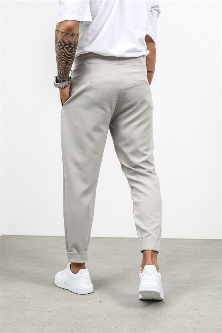 Basic Double Paça Pantolon