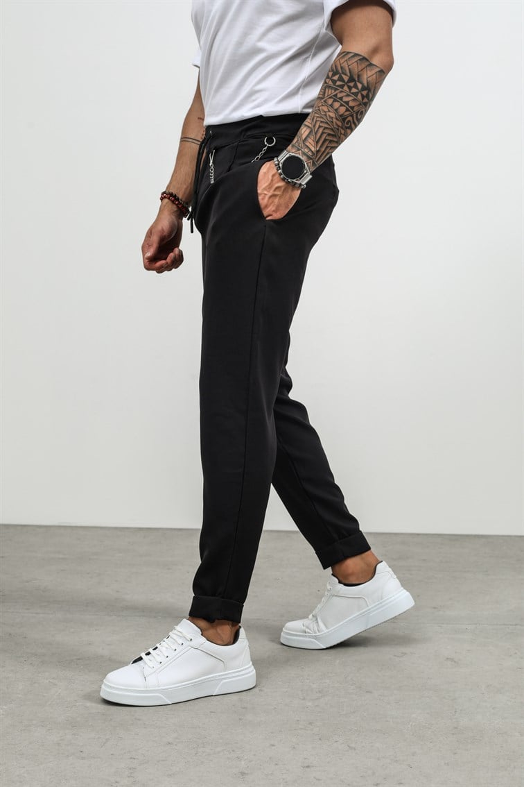 Basic Double Paça Pantolon