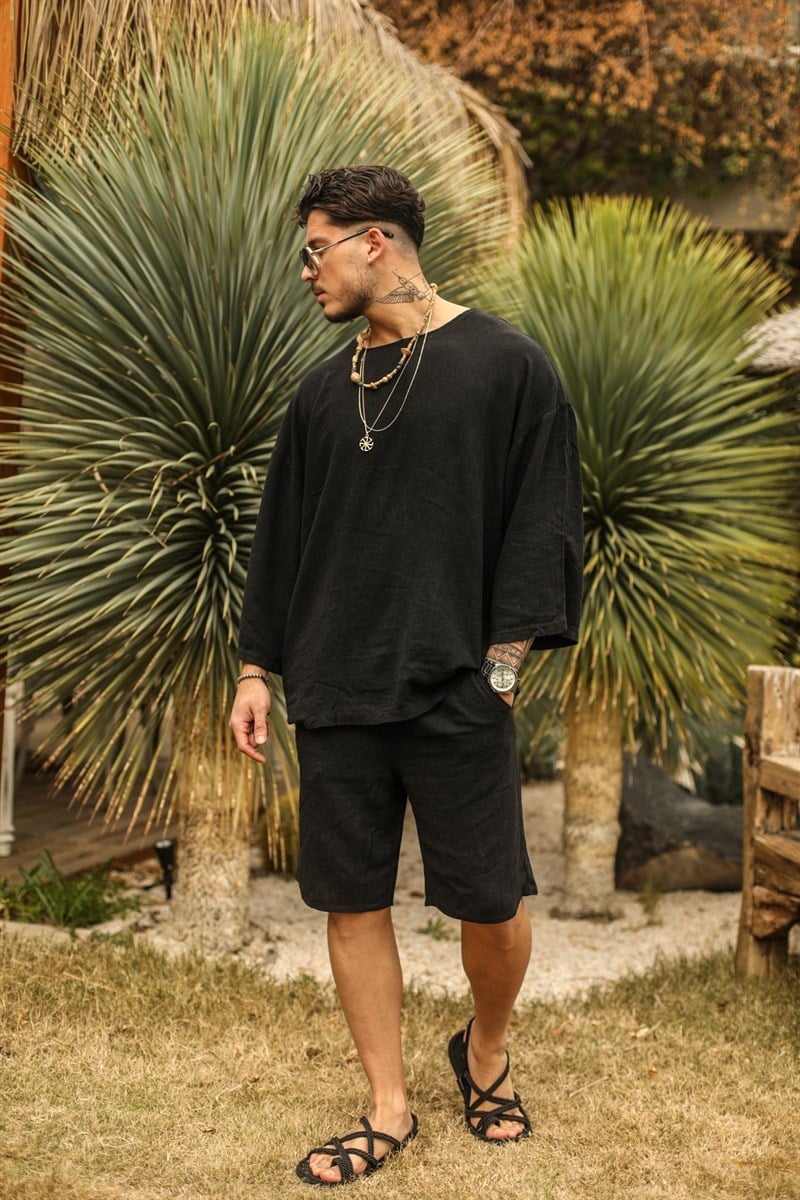 Basic Keten Şort