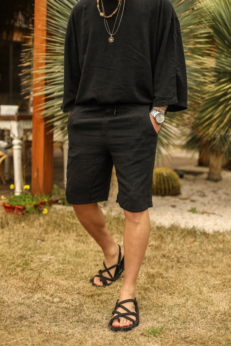 Basic Keten Şort