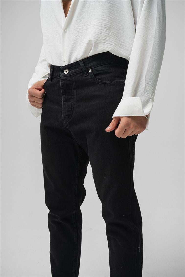 Basıc Mom Jean Siyah