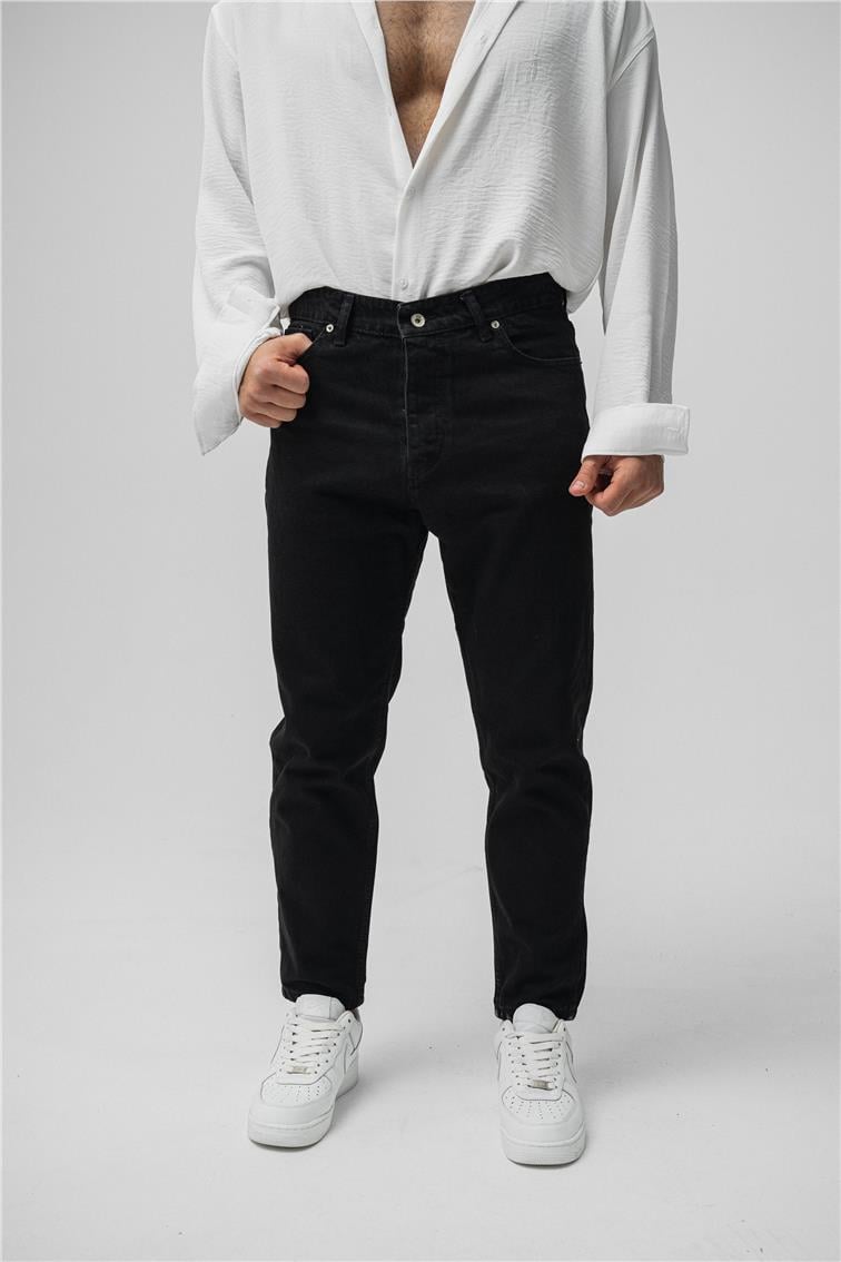 Basıc Mom Jean Siyah