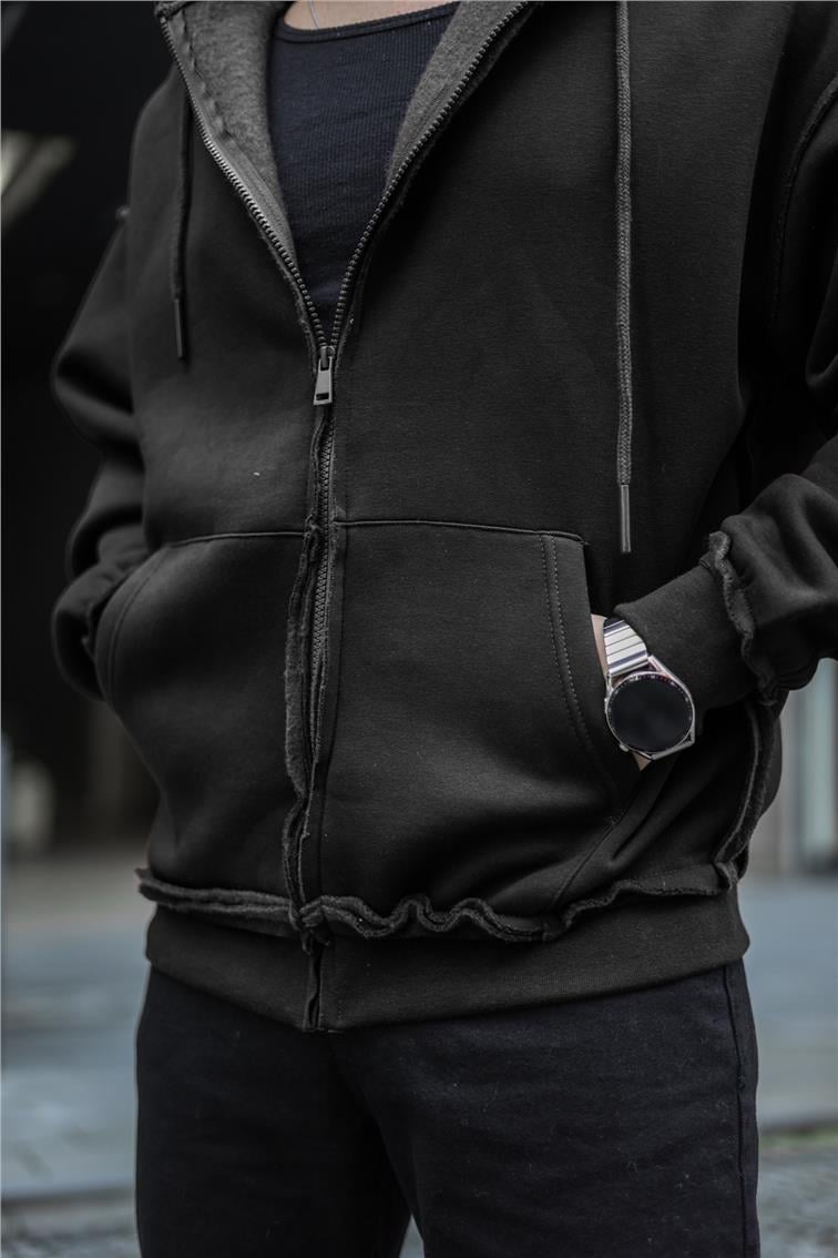 Basic Oversize Hoodie Siyah