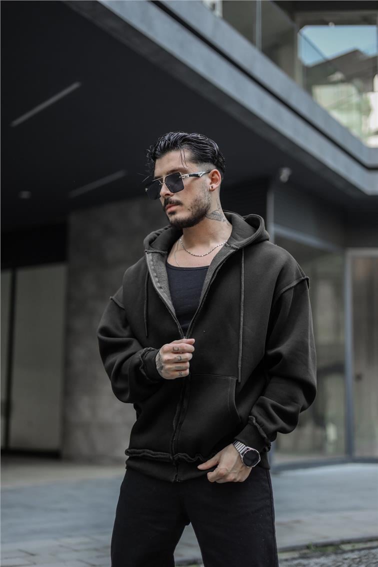 Basic Oversize Hoodie Siyah
