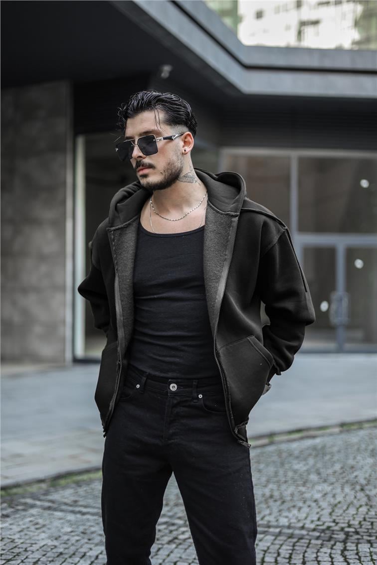 Basic Oversize Hoodie Siyah