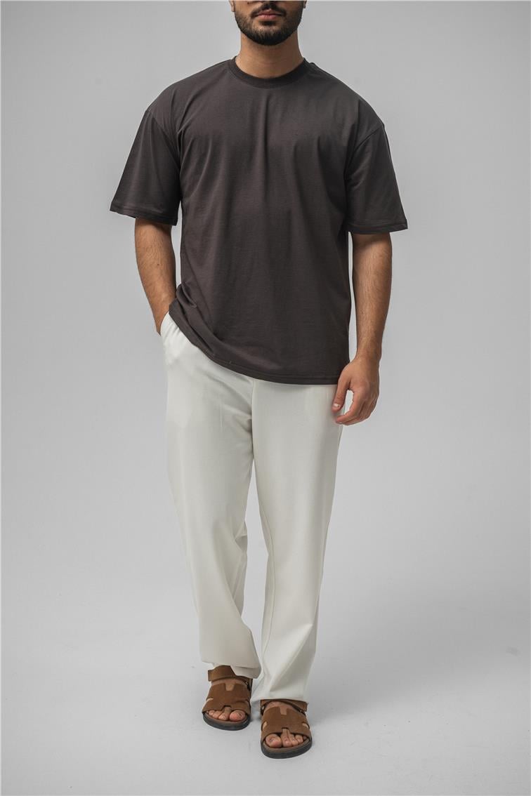Basic Oversize T-Shirt Antrasit