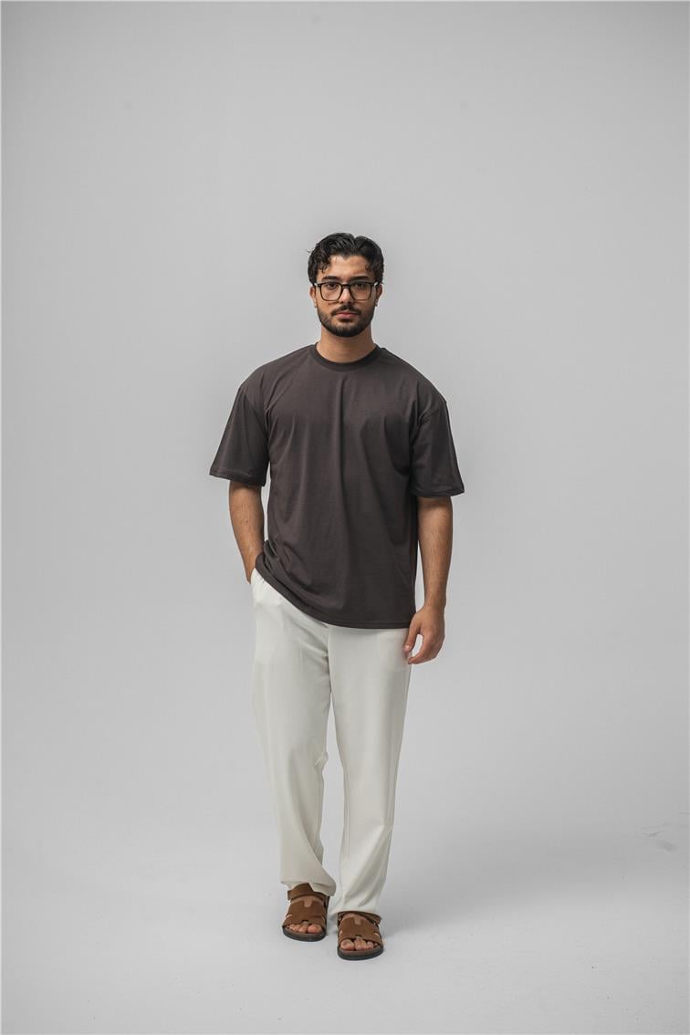 Basic Oversize T-Shirt Antrasit
