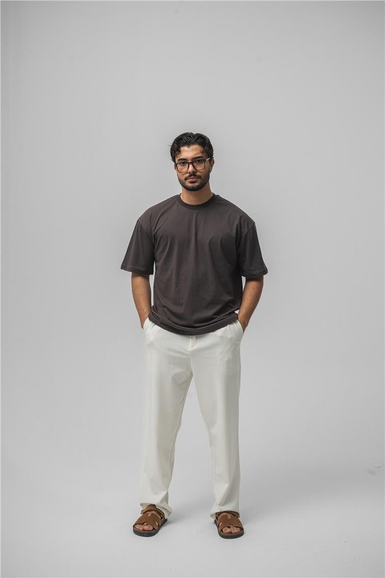 Basic Oversize T-Shirt Antrasit