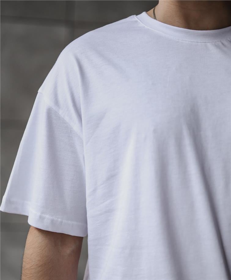 Basic Oversize T-Shirt Beyaz