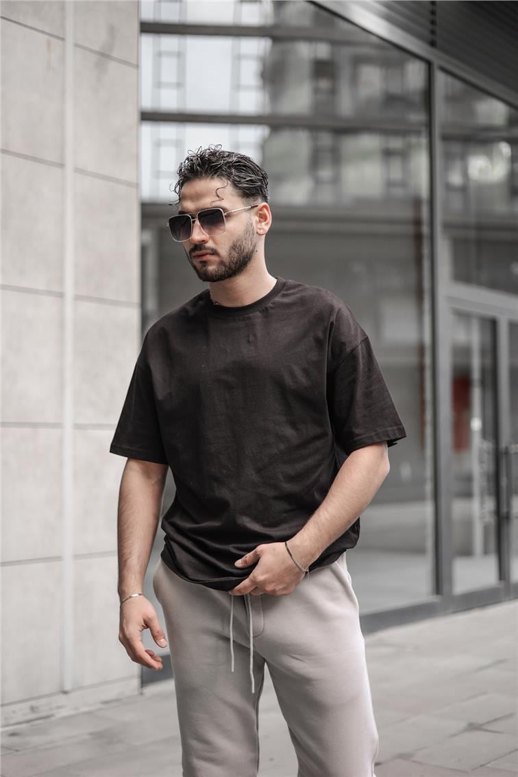 Basic Oversize T-Shirt Siyah
