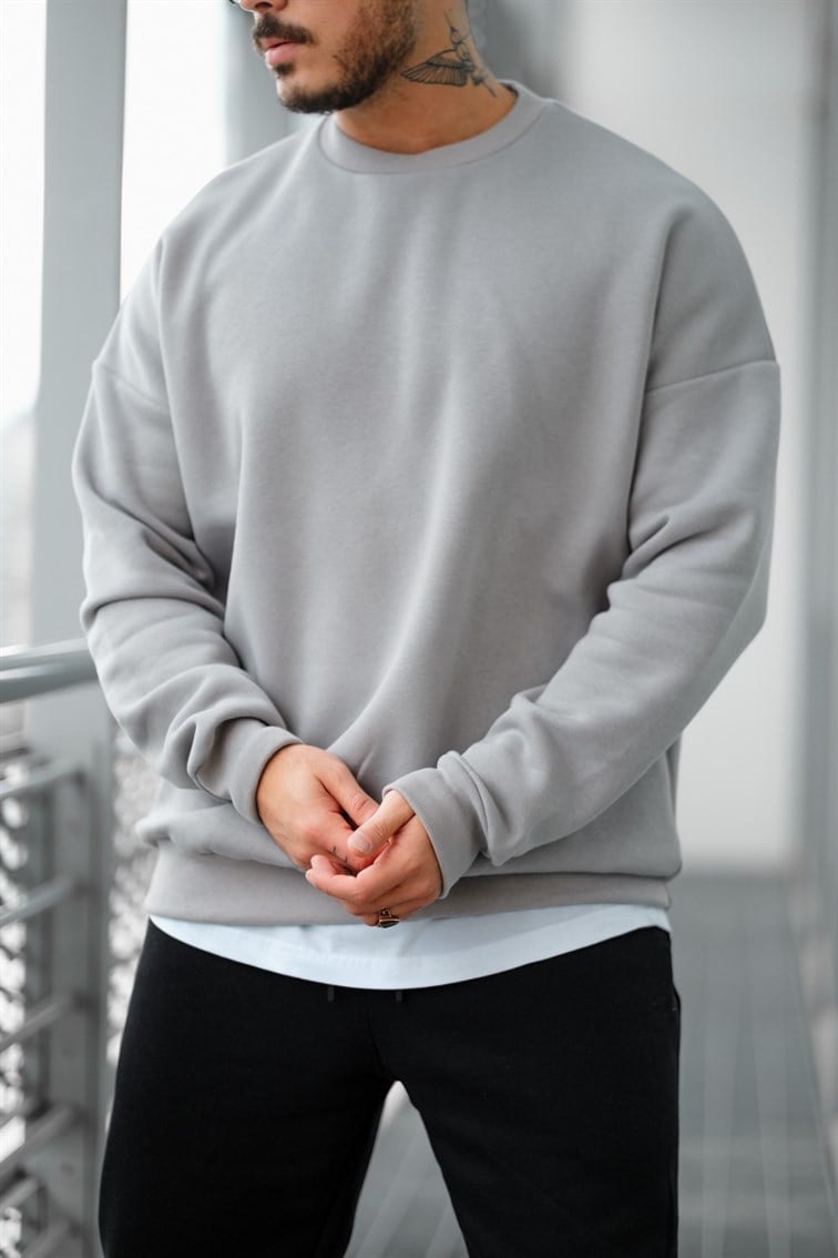 Basıc Oversize Unisex Sweatshirt
