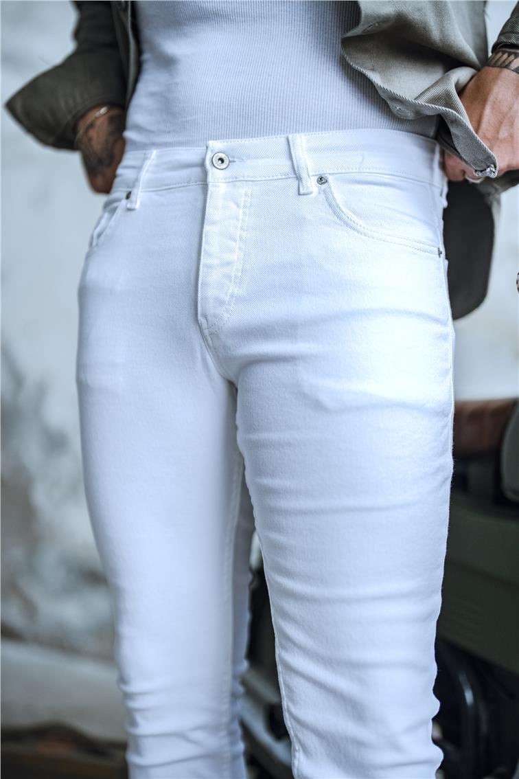 Basic Skinny Jean Beyaz