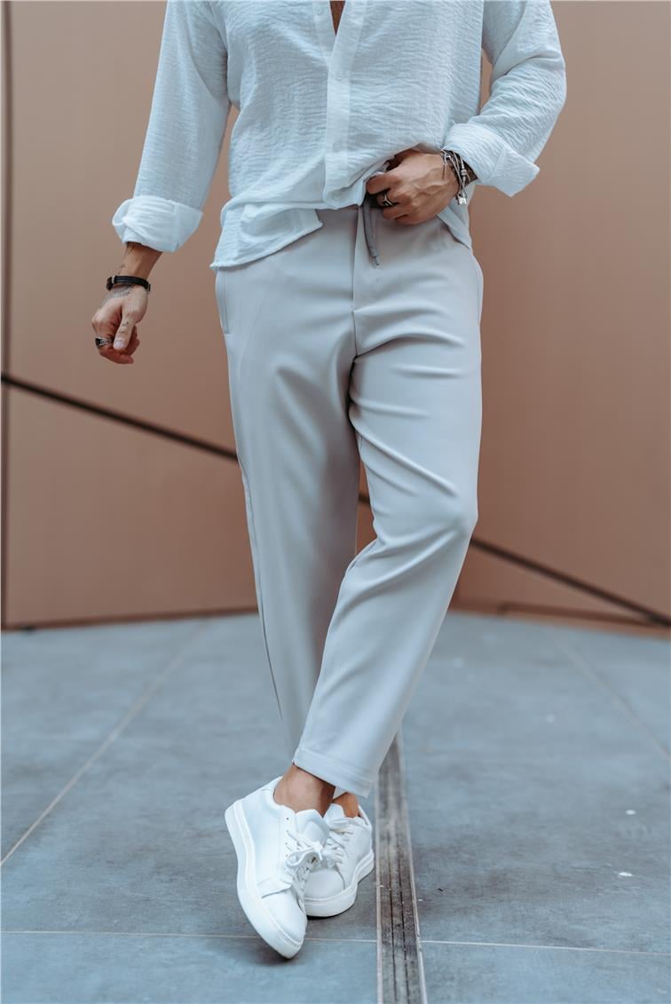 Beli Lastikli Basic Mom Gri
