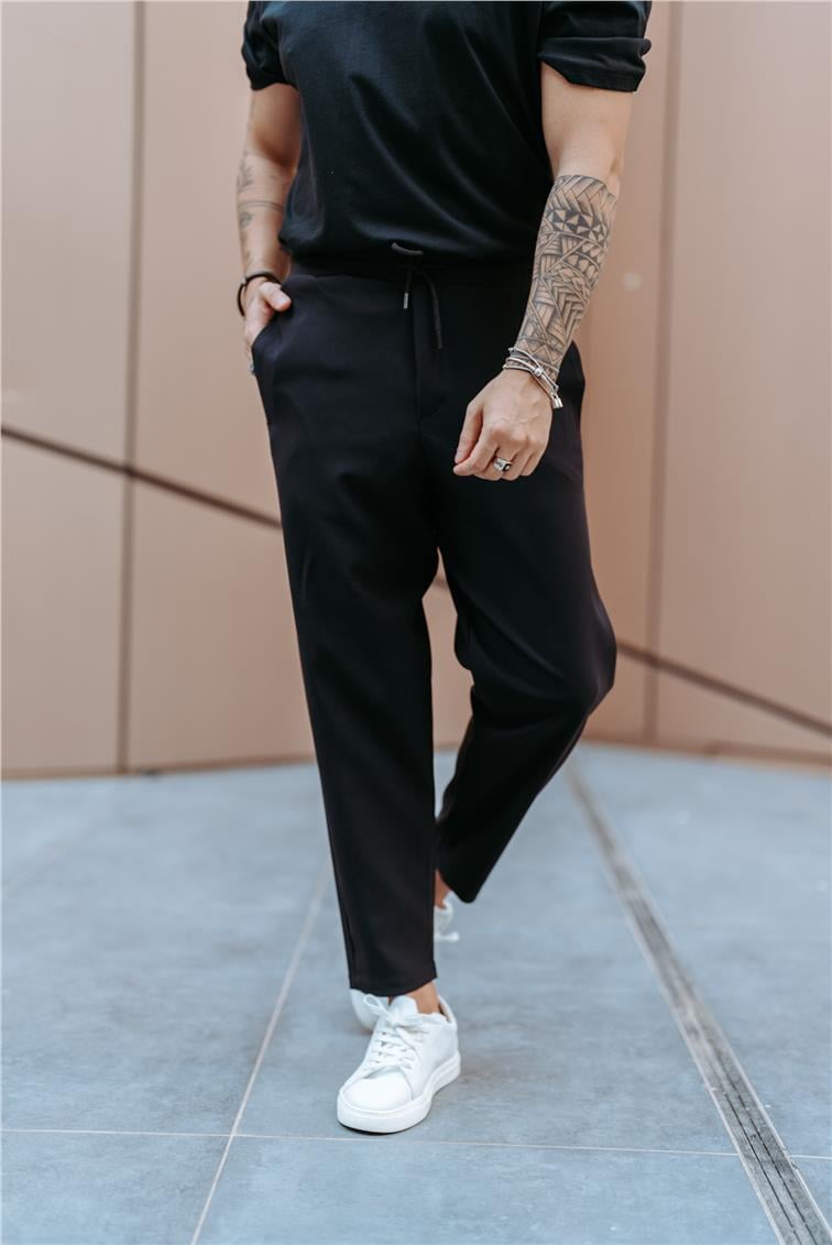 Beli Lastikli Basic Mom Siyah