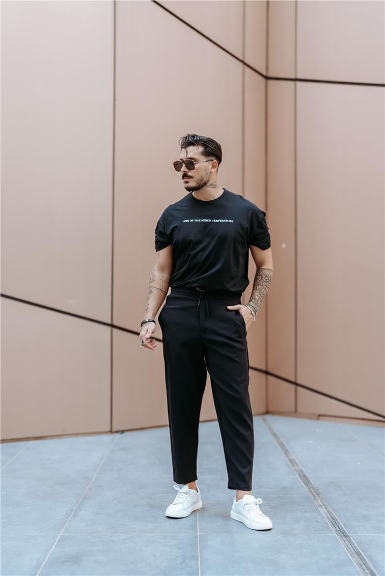 Beli Lastikli Basic Mom Siyah