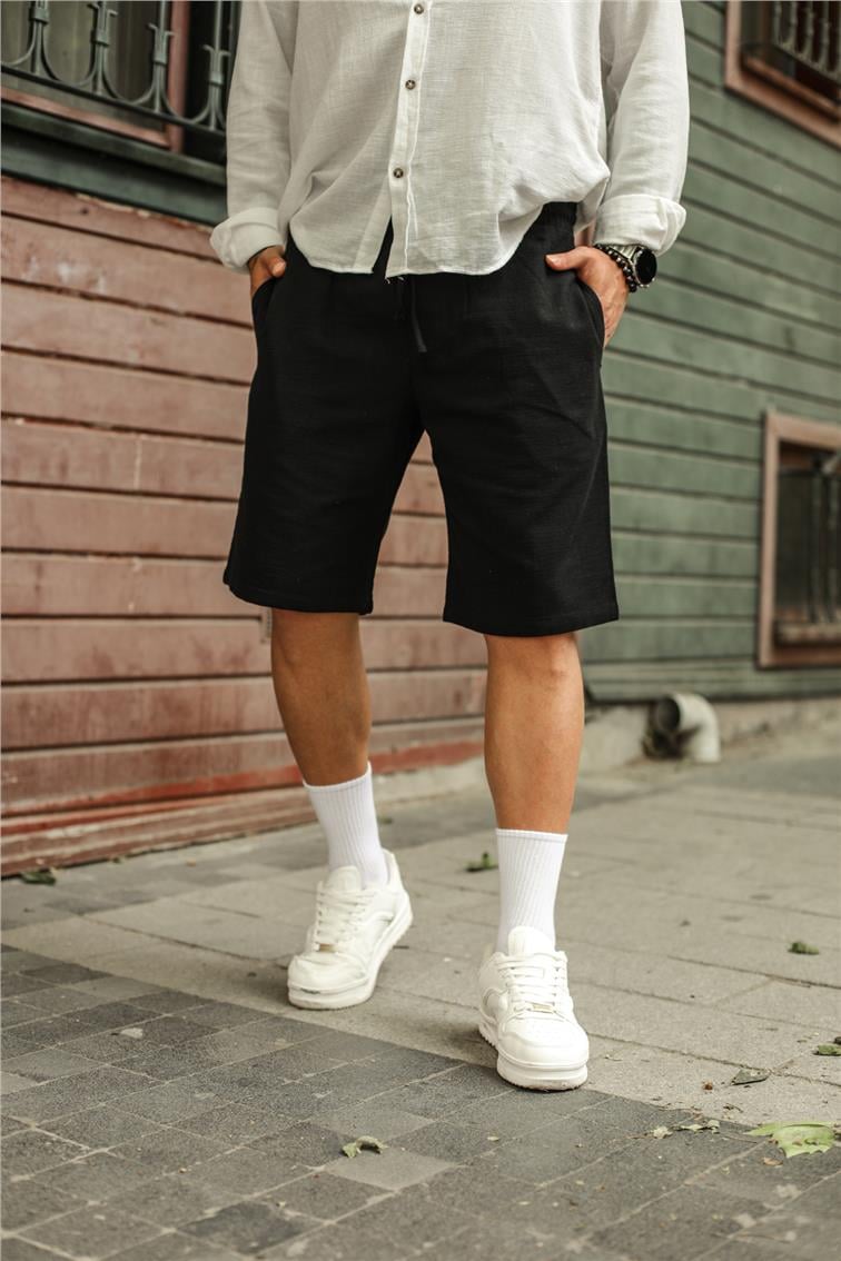 Bermuda Şort Siyah