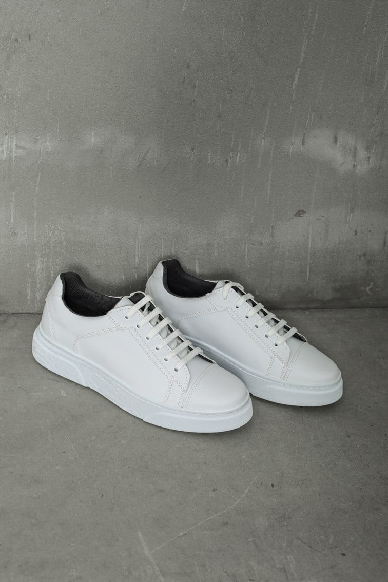 Beyaz Basıc Shoes S-14