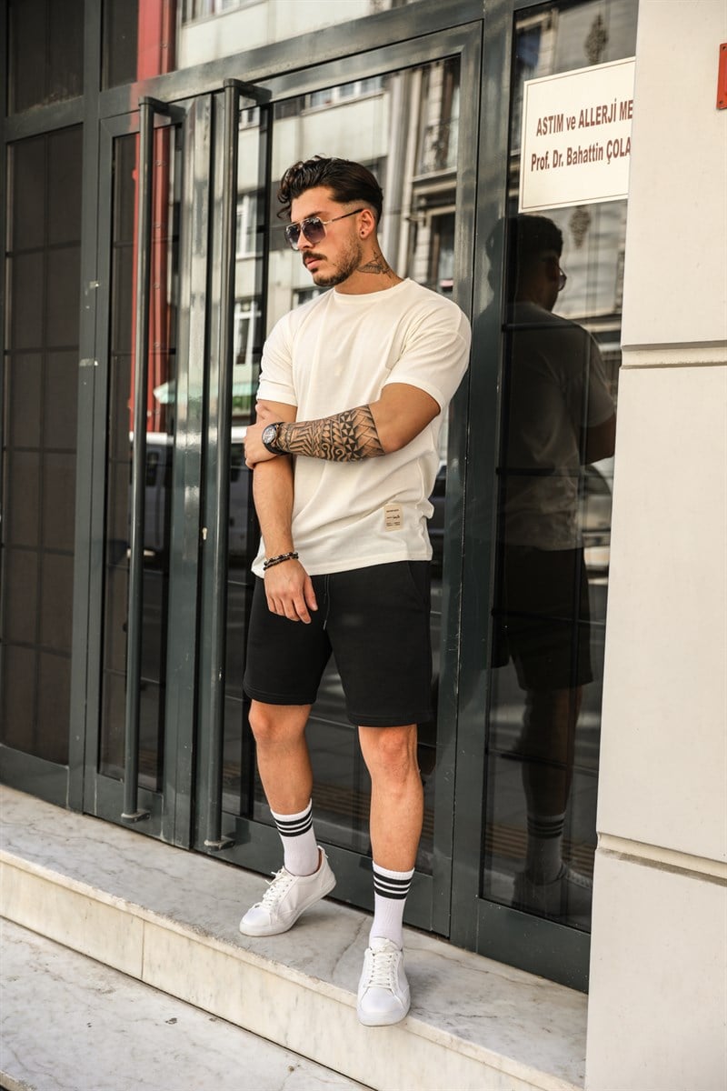 Bisiklet Yaka Oversize T-Shirt