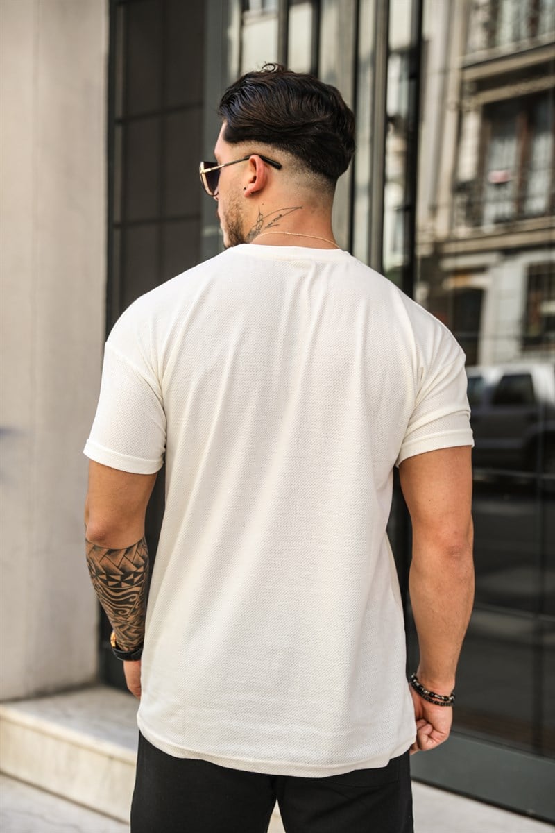 Bisiklet Yaka Oversize T-Shirt