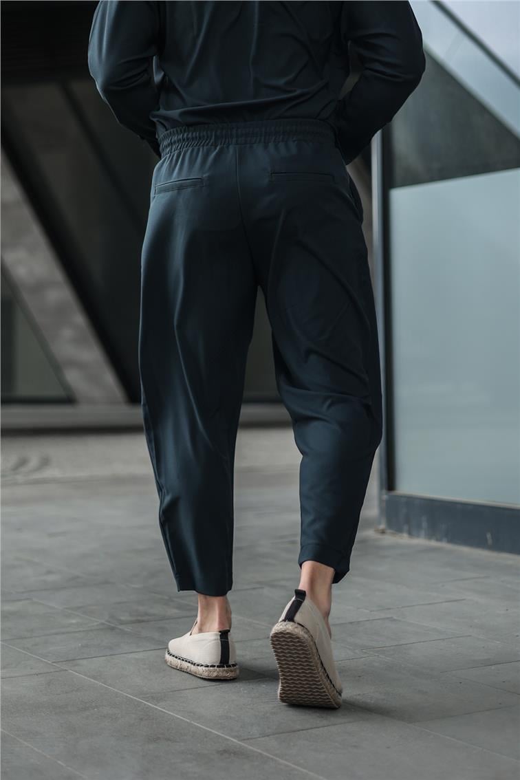 Boyfriend Basic Pantolon İndigo