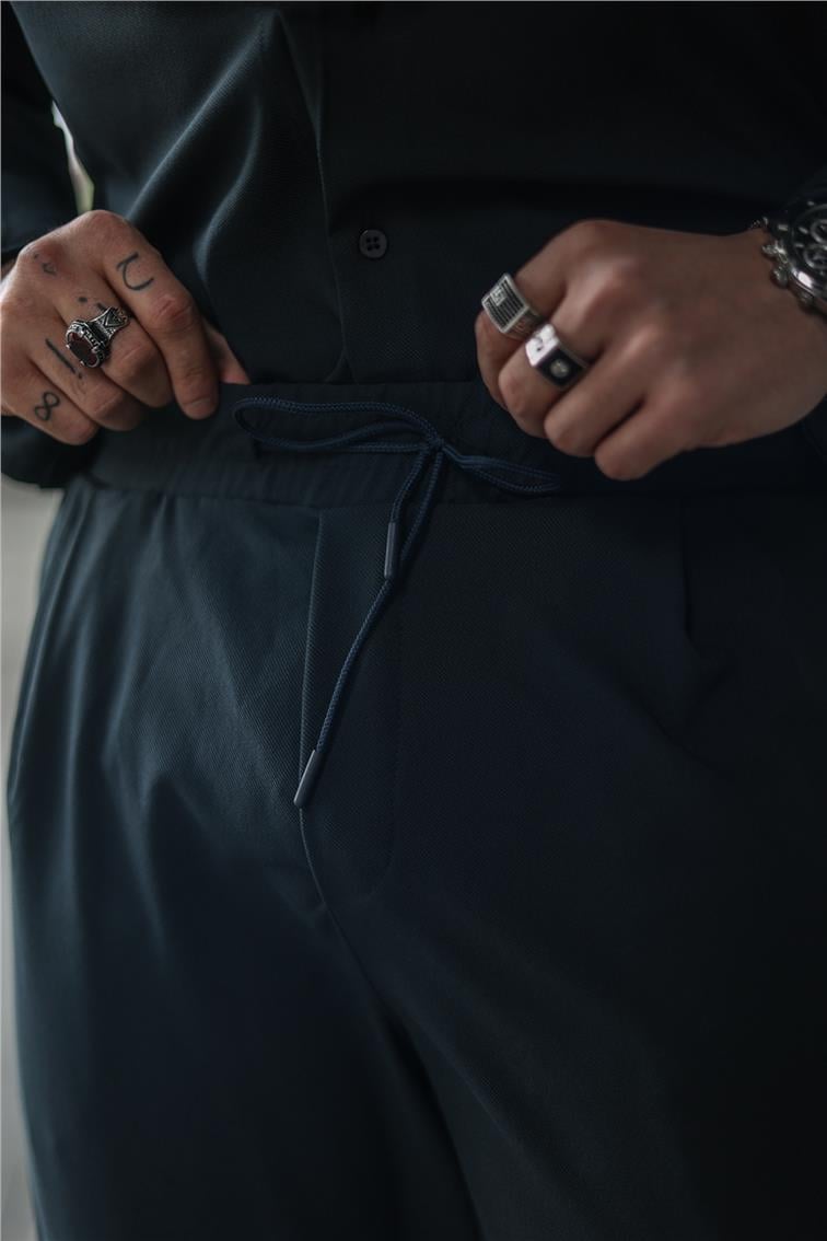 Boyfriend Basic Pantolon İndigo