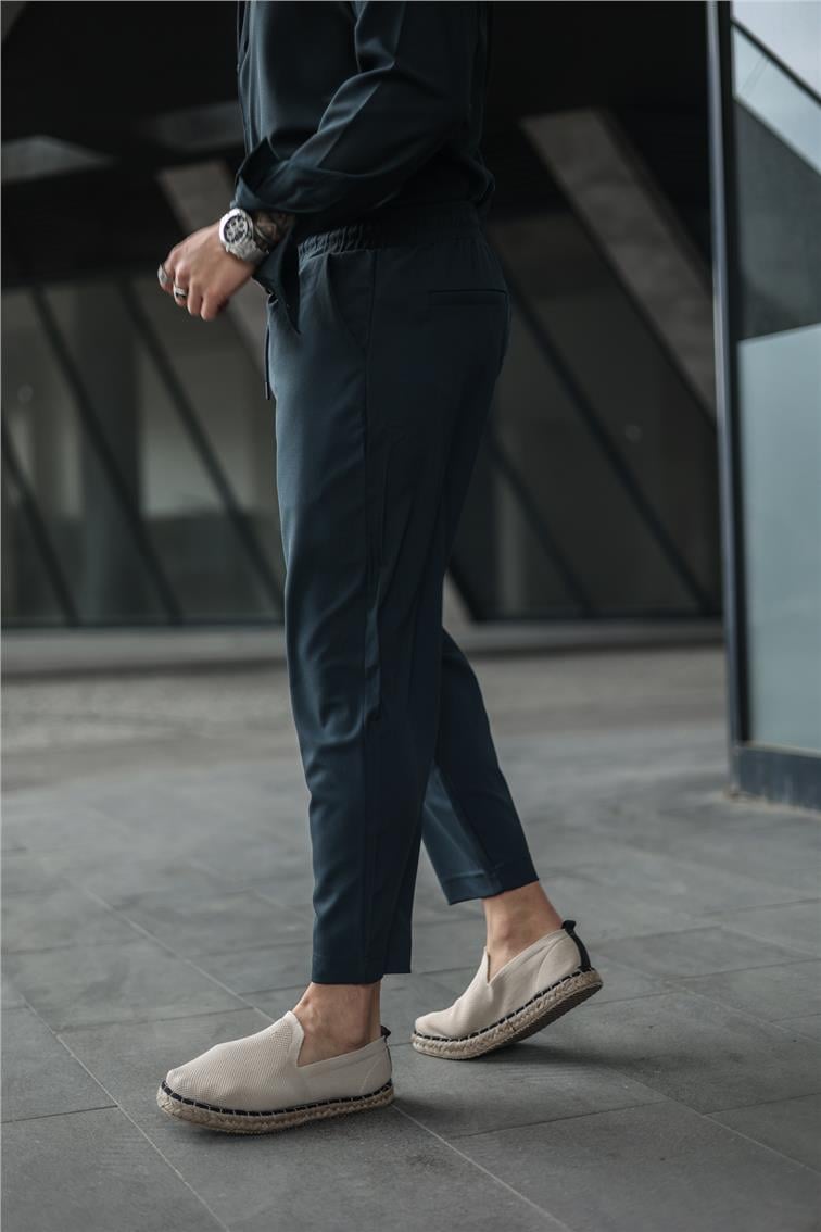 Boyfriend Basic Pantolon İndigo