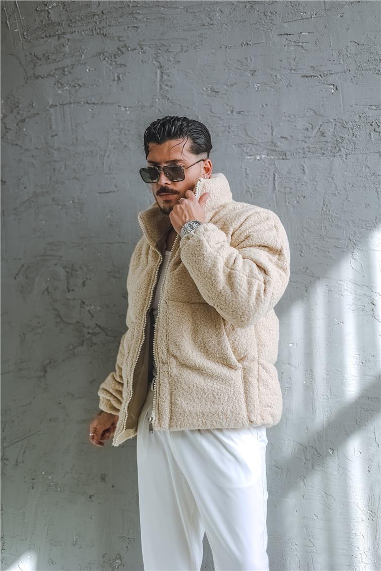 Bukle Oversize Cepli Mont Bej