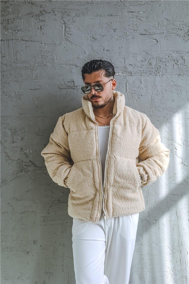 Bukle Oversize Cepli Mont Bej