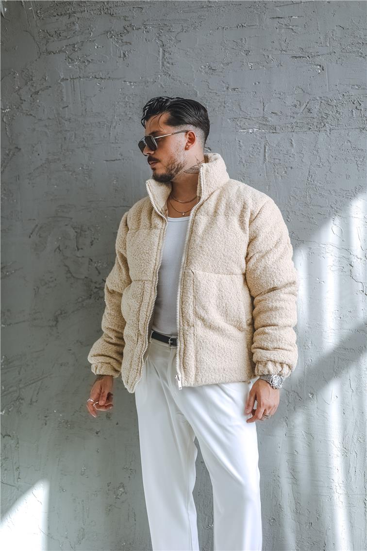 Bukle Oversize Cepli Mont Bej