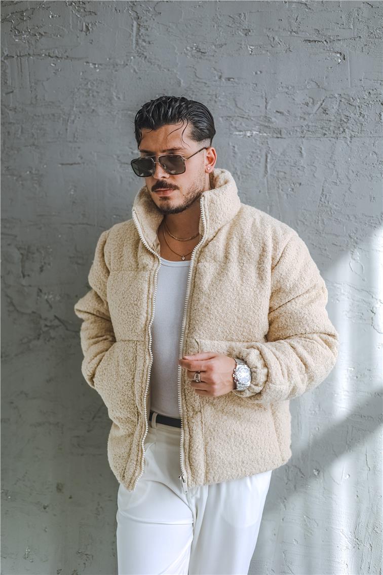 Bukle Oversize Cepli Mont Bej