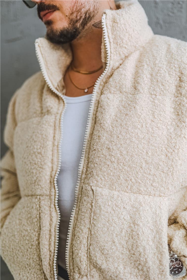 Bukle Oversize Cepli Mont Bej