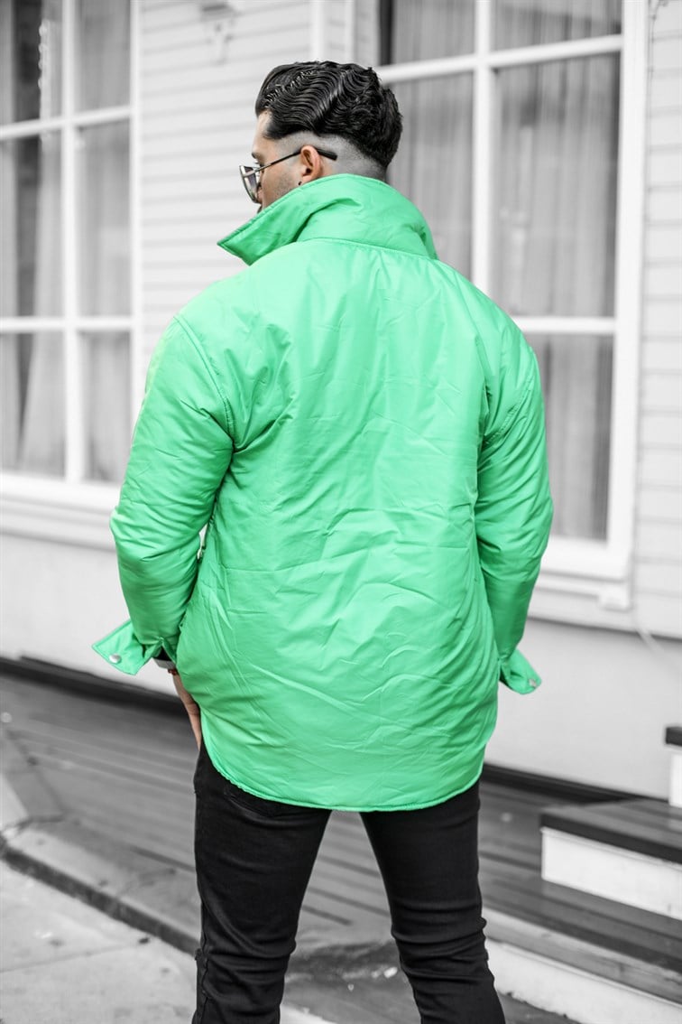 Cep Detaylı Oversize Mont