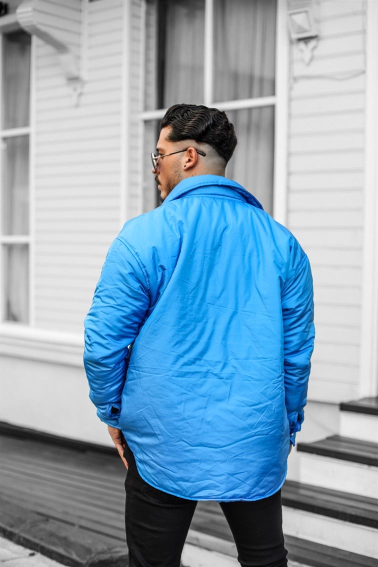 Cep Detaylı Oversize Mont