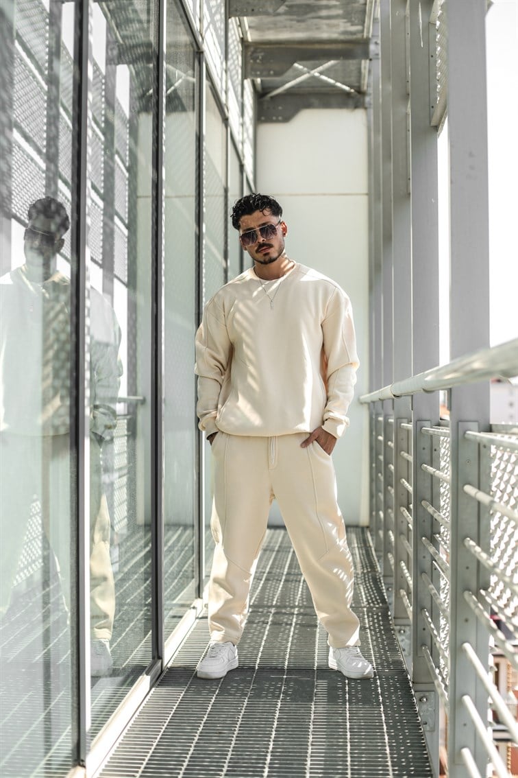 Cepli Basıc Oversize  Sweatshirt