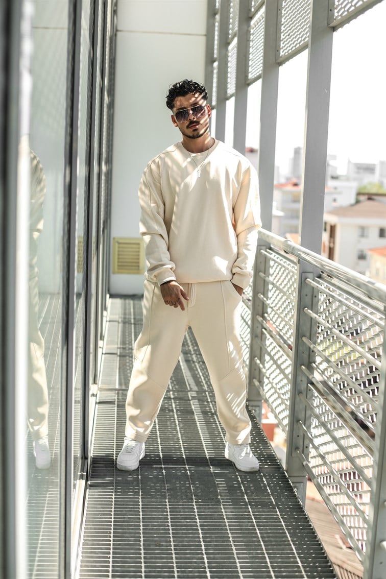 Cepli Basıc Oversize  Sweatshirt