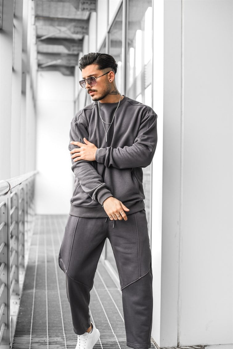 Cepli Basıc Oversize  Sweatshirt
