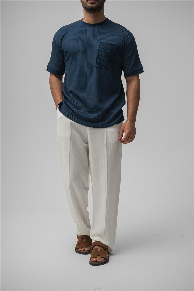 Cepli Basic Oversize T-Shirt İndigo