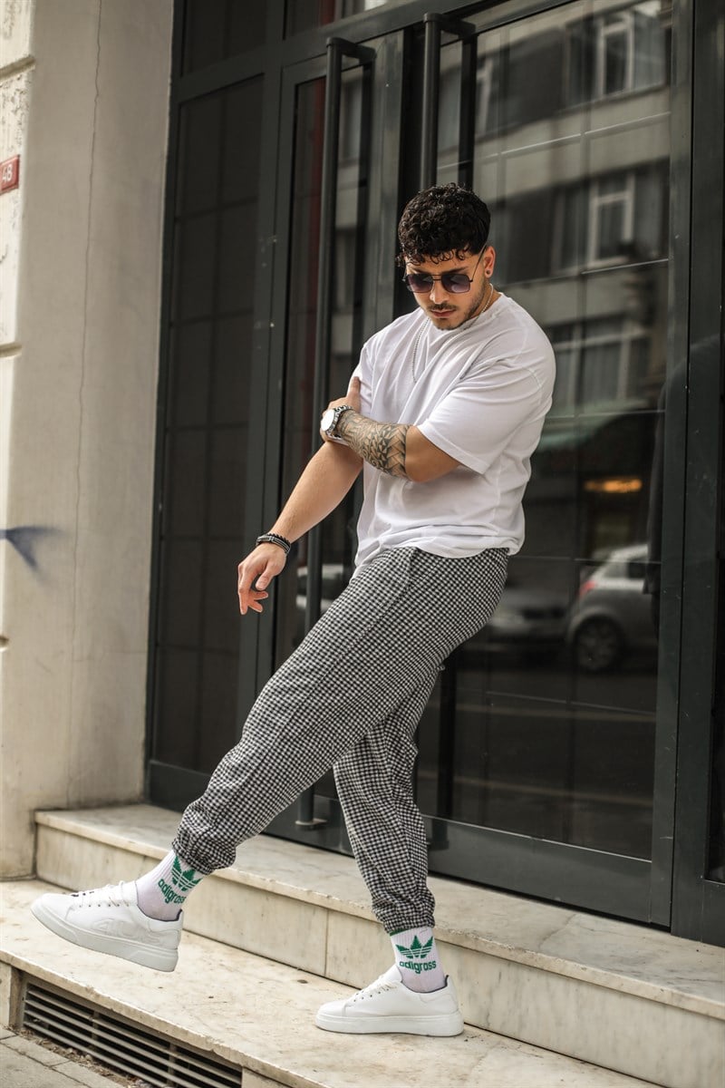 Check Sweatpants