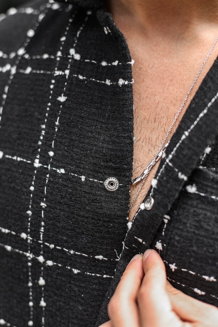 Çıtçıtlı Oduncu Oversize Gömlek