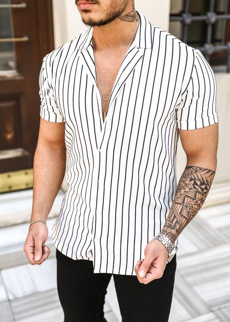 Çizgili Regular Gömlek