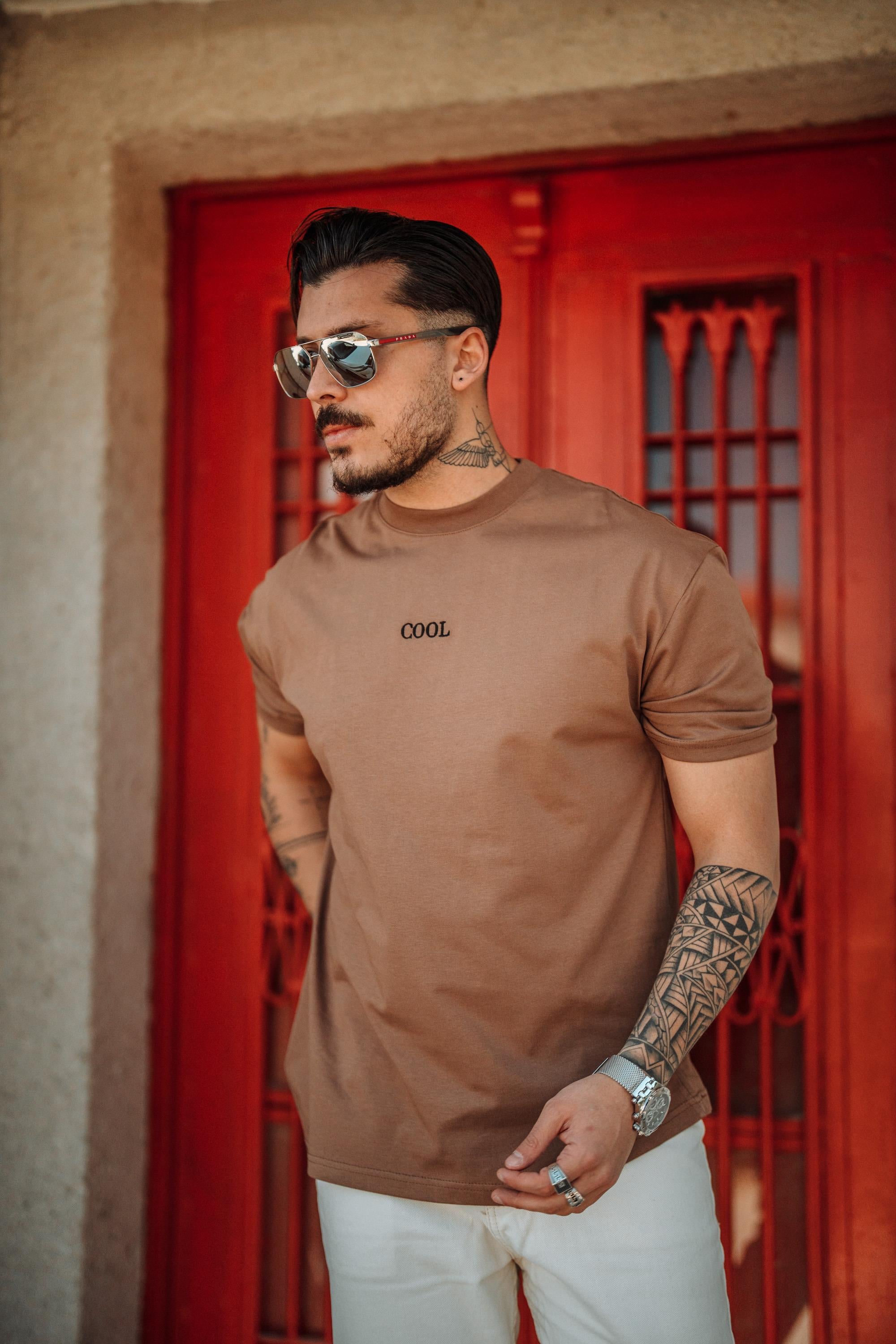 COOL Oversize T-Shirt Kahve