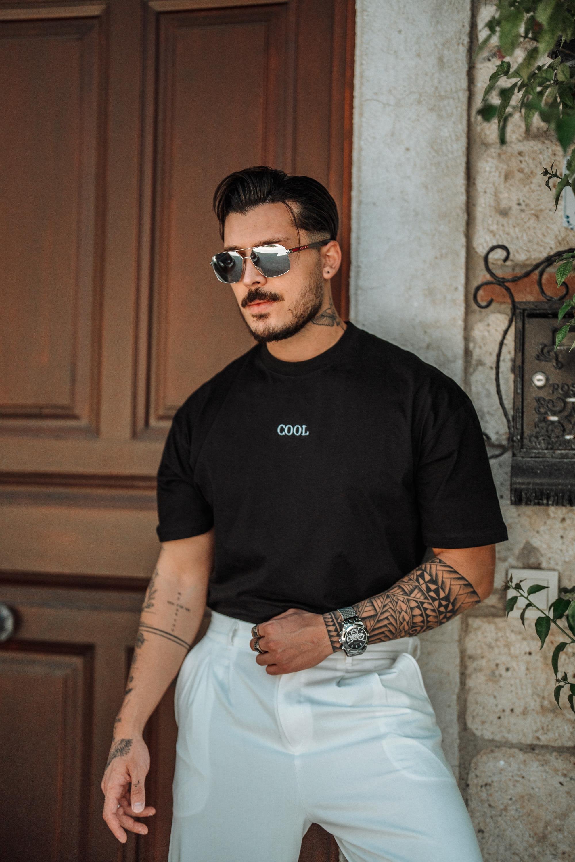 COOL Oversize T-Shirt Siyah