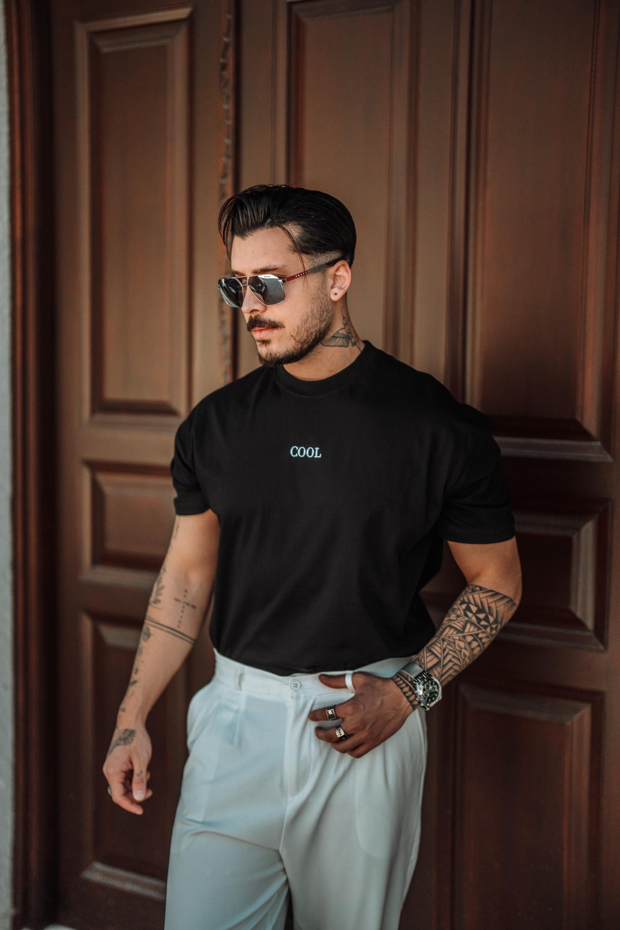 COOL Oversize T-Shirt Siyah