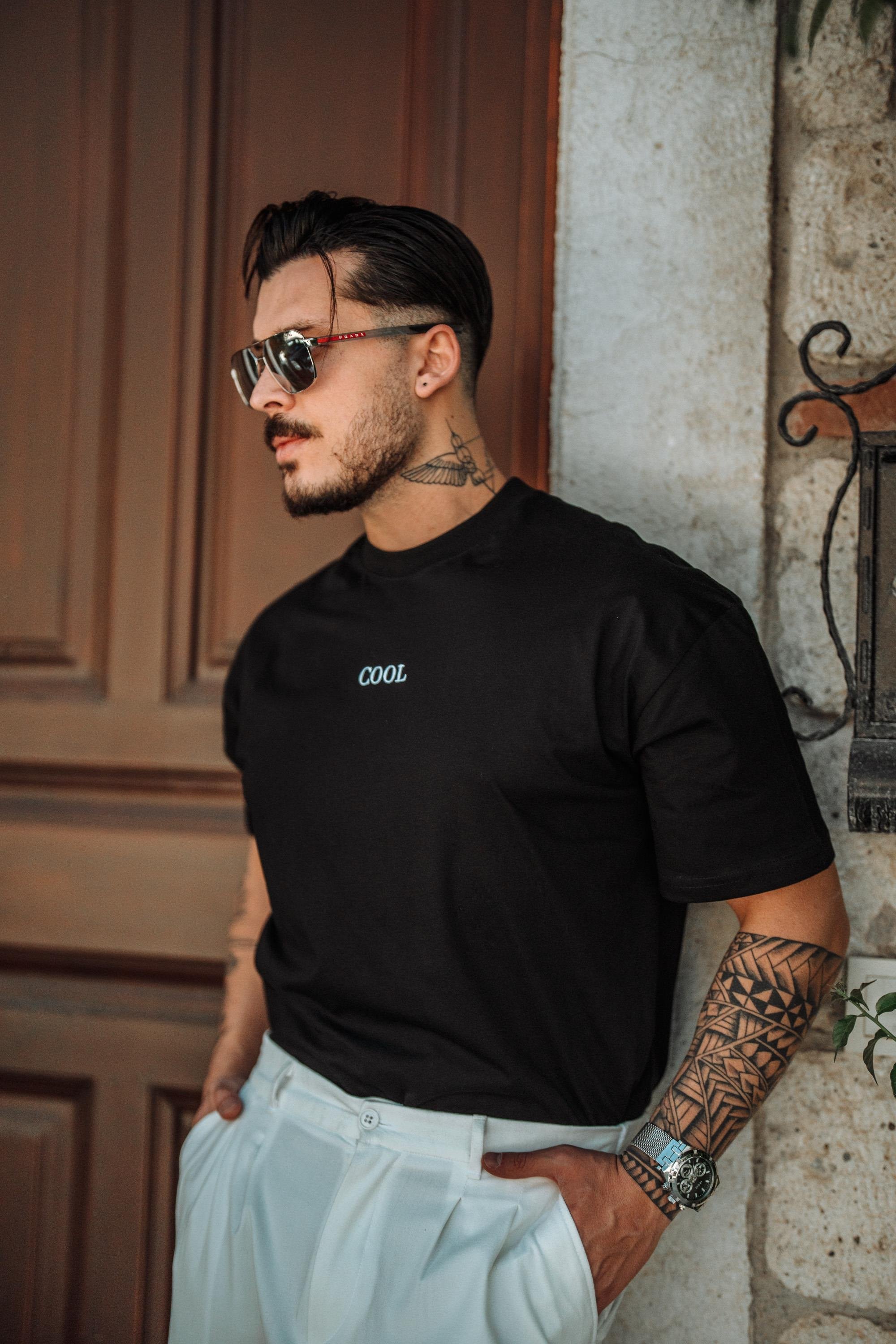 COOL Oversize T-Shirt Siyah