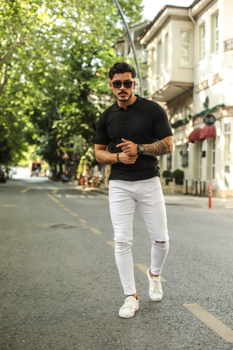 Desenli Triko T-Shirt